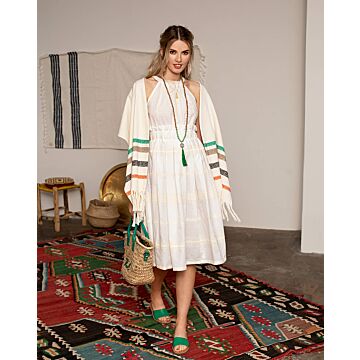 Robe en coton brodé n°118 | Burda Style 06/22