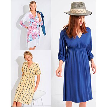 Robe en Viscose 4 | Burda Easy 3/2021
