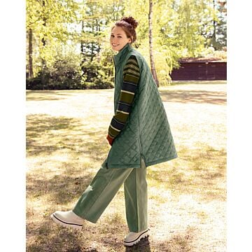 Gilet long en tissu matelassé n°114 | Burda Style 10/22