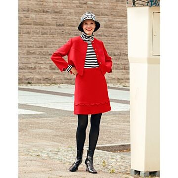 Jupe en crêpe de laine n°117 | Burda Style 10/22