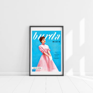 Poster A2 - couverture bleue année 50/60