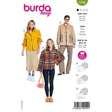 Veste n°5706 Automne/Hiver 2025 | Patron Pochette