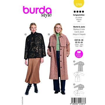 Manteau/veste n°5769 Automne/Hiver 2024 | Patron Pochette