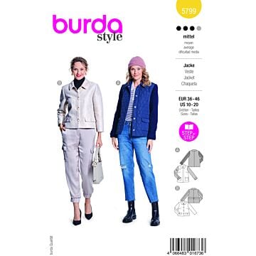 Veste  n°5799 Automne/Hiver 2024 | Patron Pochette