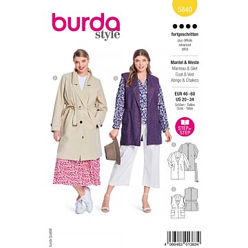 Manteau & Gilet n°5840 Printemps/Été 2024