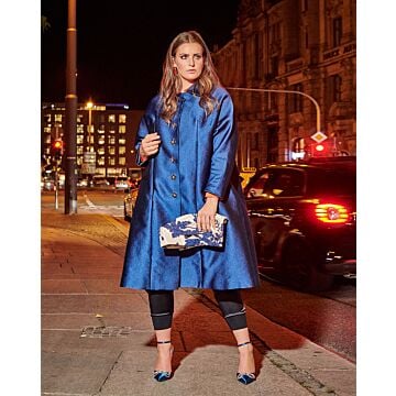 Manteau en jacquard n°131 | Burda Style 12/22