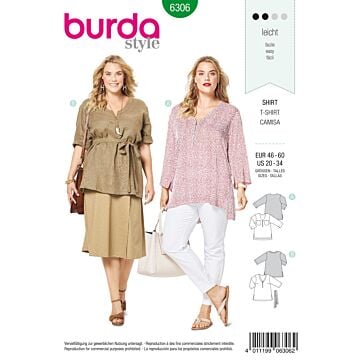 Blouse tee-shirt n°6306