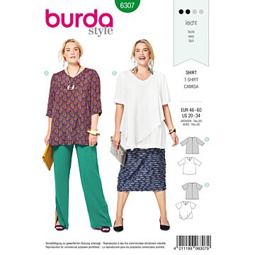 Blouse tee-shirt n°6307