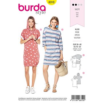 Robe façon tee-shirt n°6310