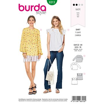 Blouse façon tee-shirt n°6313