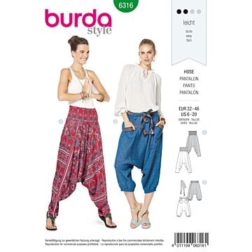 Pantalon sarouel n°6316