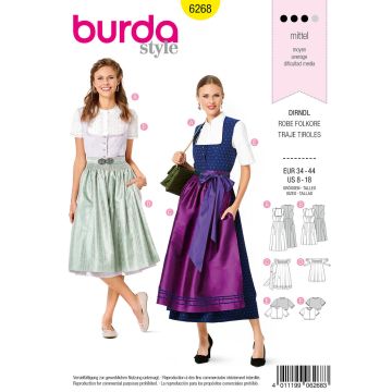 Robe tyrolienne n°6268