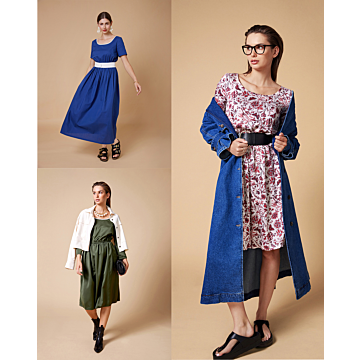 Robe en écoviscose n° 5 | Burda Easy n°6 Nov-Dec/2024