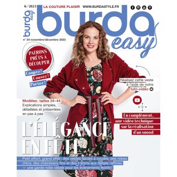Burda EASY n°6 Novembre/Décembre 2023
