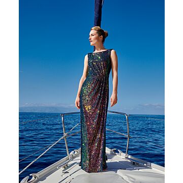 Robe du soir en tissu à paillettes n°111 | Burda Style 06/23