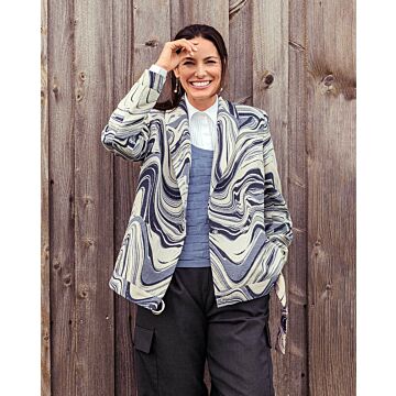 Veste en jacquard n°111 | Burda Style 01/24