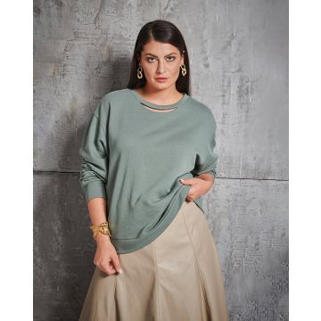 Sweat-shirt en jersey  n°101 | Burda Style 03/24
