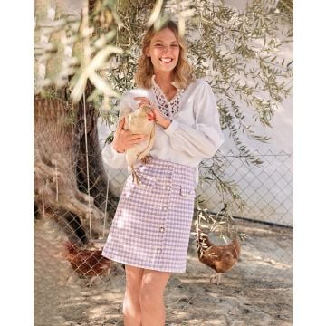Jupe en tissu bouclette n°119 | Burda Style 04/24
