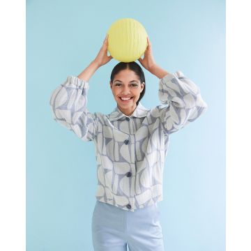 Veste chemisier en mousseline n°123 | Burda Style 06/24