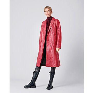 Manteau en cuir synthétique n°126 | Burda Style 09/24 best of Burda Style 01/21