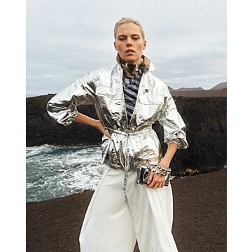 Parka en memory foil n°119 | Burda Style 06/25