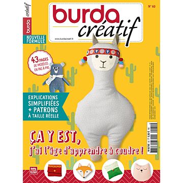 Burda Créatif "Ça y est, j'ai l'âge d'apprendre à coudre !"
