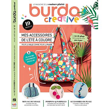 Burda Creative "Mes accessoires de l’été à coudre pour la ville comme pour la plage"