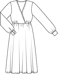 Robe en Crêpe n°110 | Burda Style 10/21