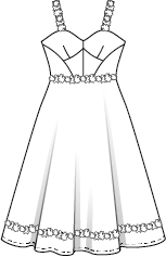 Robe en Brocard n°118 | Burda Style 10/21
