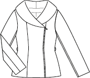 Veste en Jacquard n°119 | Burda Style 10/21
