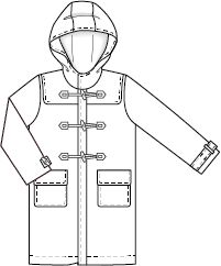 Manteau en Laine n°133 | Burda Style 10/21