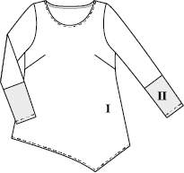 T-shirt en jersey n°411 | Burda Style HS Plus Automne/Hiver