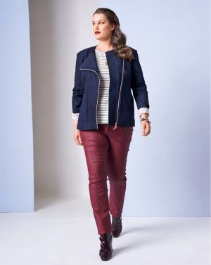 Veste en denim n°415 | Burda Style HS Plus Automne/Hiver