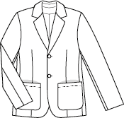 Veston pour homme en lainage n°120 | Burda Style 12/21