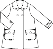 Manteau en lainage n°129 | Burda Style 12/21