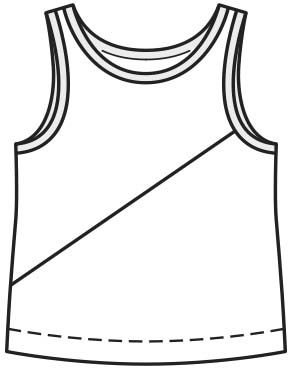 T-shirt en coton n° 9 | Burda Easy Kids n°1/2022
