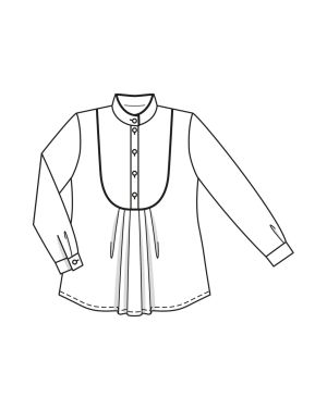 Tunique en Popeline n°402 | Burda Style HS Curvy Printemps/Été/22