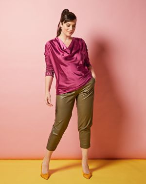 Chemisier en Satin n°403 | Burda Style HS Curvy Printemps/Été/22