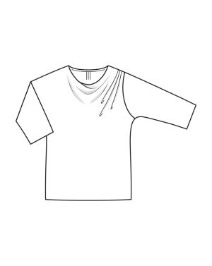 Chemisier en Satin n°403 | Burda Style HS Curvy Printemps/Été/22