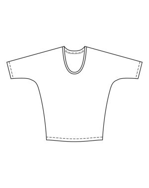 Top en Jersey n°404 | Burda Style HS Curvy Printemps/Été/22