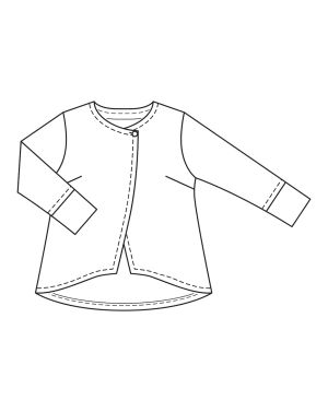 Veste en Lin n°406 | Burda Style HS Curvy Printemps/Été/22