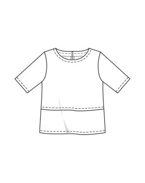 Chemisier en Lyocell n°408 | Burda Style HS Curvy Printemps/Été/22