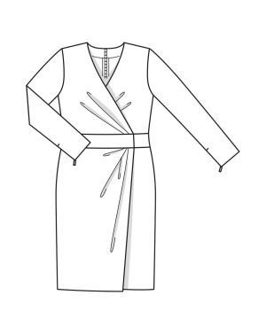 Robe en Viscose n°413 | Burda Style HS Curvy Printemps/Été/22