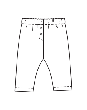 Pantalon pour bébé en jersey n°134 | Burda Style 09/22