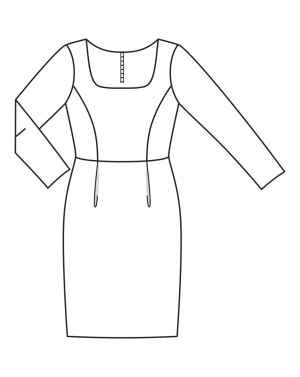 Robe en coton mélangé n°119 | Burda Style 09/22
