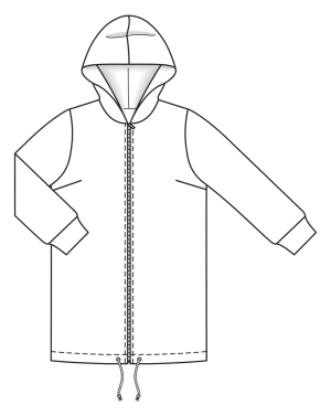 Veste longue en tricot n°125 | Burda Style 09/22