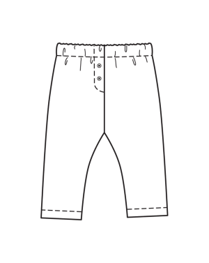 Pantalon pour bébé en jersey n°133 | Burda Style 09/22