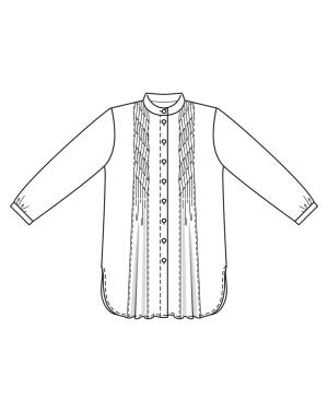 Chemisier en coton n°401 | Burda Curvy Automne/Hiver 22