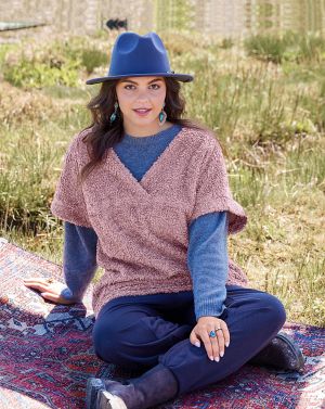 Pull-over en peluche n°406 | Burda Curvy Automne/Hiver 22