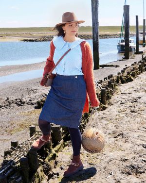 Jupe en denim n°415 | Burda Curvy Automne/Hiver 22